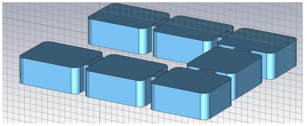 설계된 필터의 3D view