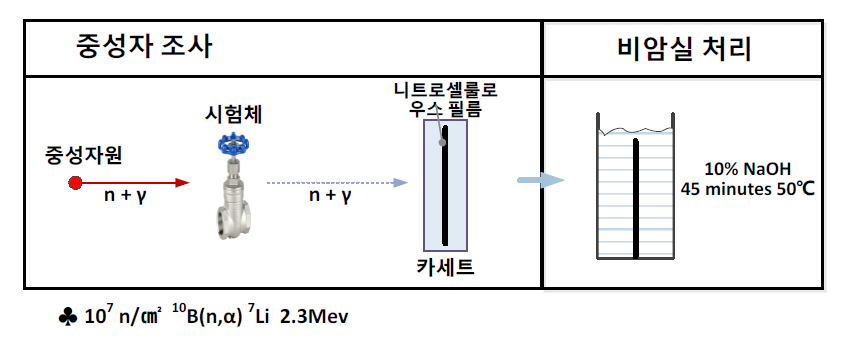 니트로셀룰로우스 필름을 사용한 Track-edge 기법