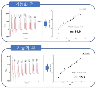 실시간 신호 분석의 Weibull modulus 계산 적용