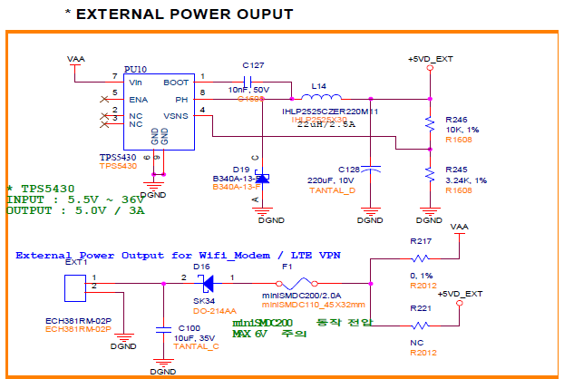 External Power 파트