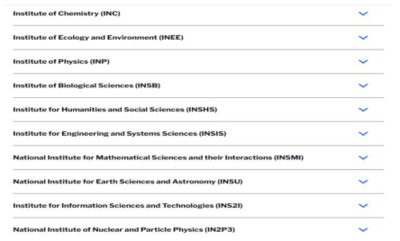 CNRS 소속 연구기관