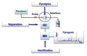 Py-GC/MS를 활용한 미세플라스틱 측정 흐름도