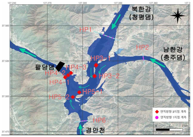 3차년도 수체 미세플라스틱 시료 채취 지점