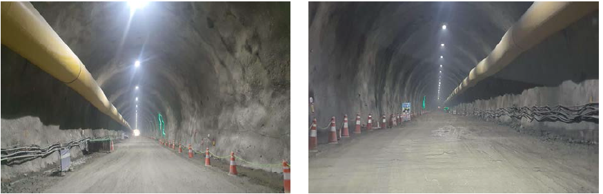 터널 다차원 형상관리 시스템 테스트베드 현장사진