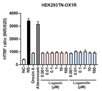 Lognin과 Loganetin을 이용한 OX1R 활성 점검