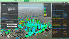 LBNL 디지털 트윈 기반 건물/도시 에너지 3D 가시화 예시 (source: LBNL)