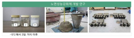 노면성승강화제 개발