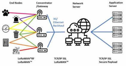 LoRa system configuration diagram