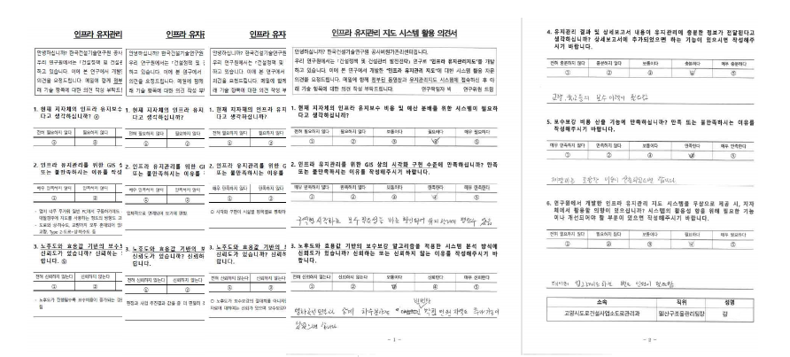 시스템 만족도 조사