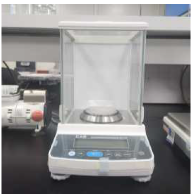 정밀 저울을 이용한 침전물 무게 측정