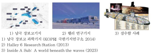 극한 환경에 조성된 사례