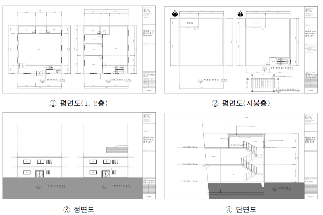 대상건축물 도면