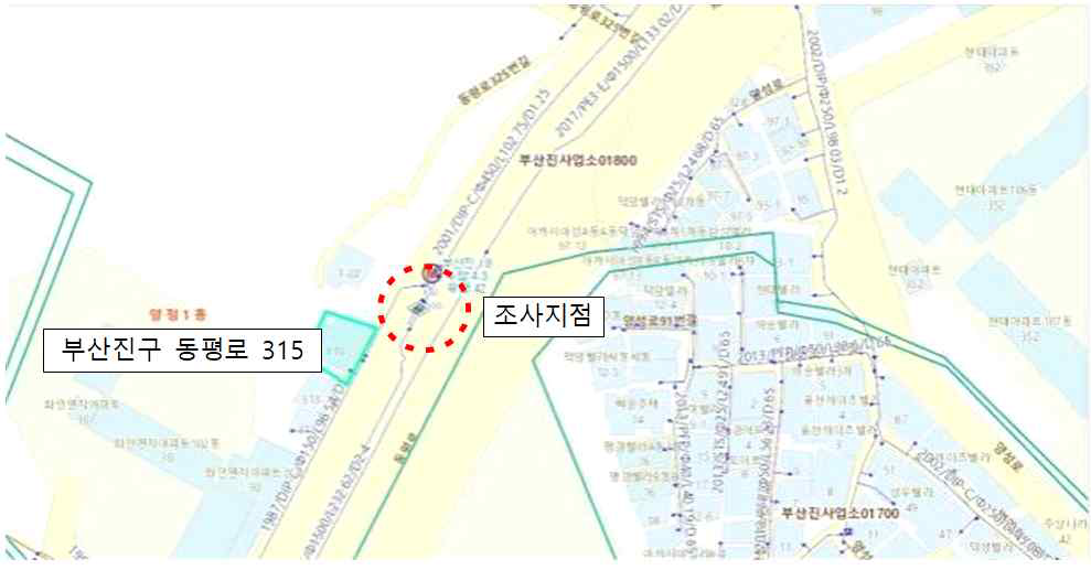 BJ 18 블록 현장조사 지점