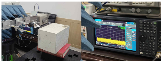부식시편 실험 및 실험결과(f1=8.5 GHz, 피복두께 10 mm)