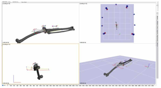 뼈에 마커 부착을 통한 무릎 움직임 정밀 측정 및 모사