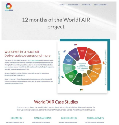 WorldFAIR Project 소개 페이지