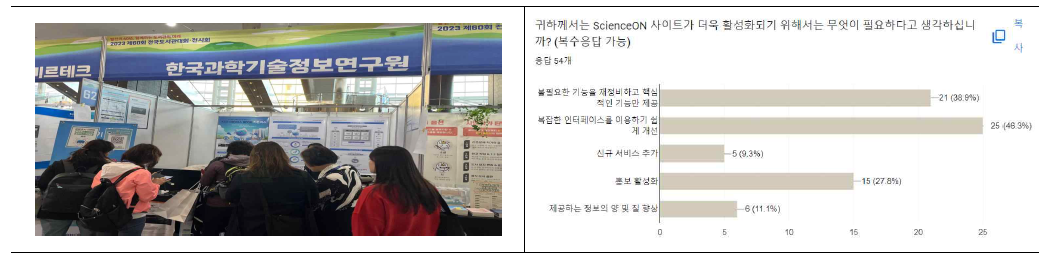 ScienceON 홍보부스 운영