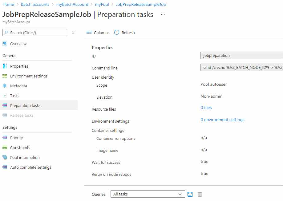 Azure HPC Job 설정