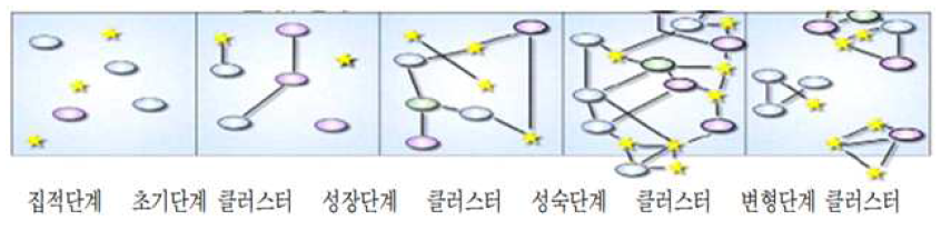 클러스터의 발전단계 ※ 출처: The Cluster Policies Whitebook(Andersson, 2004)