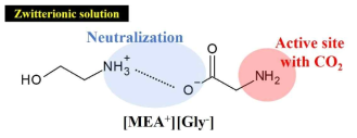 Concept of amine amino acid salts absorbent for CO2 capture