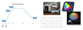 염색프로그램 및 CCM측정