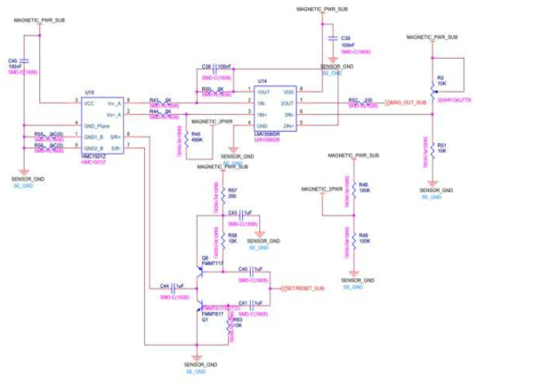 센서부 회로 설계(마그네틱 센서)