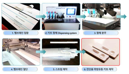 고감도 라만 래피드키트 제작 과정