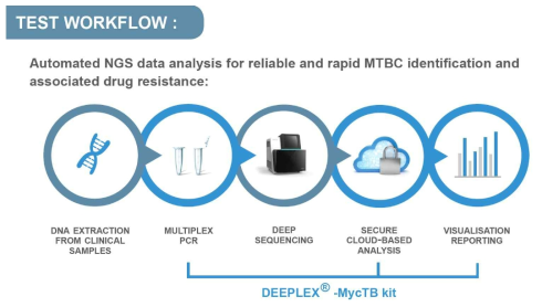 Deeplex-mycTB assay 시험 모식도