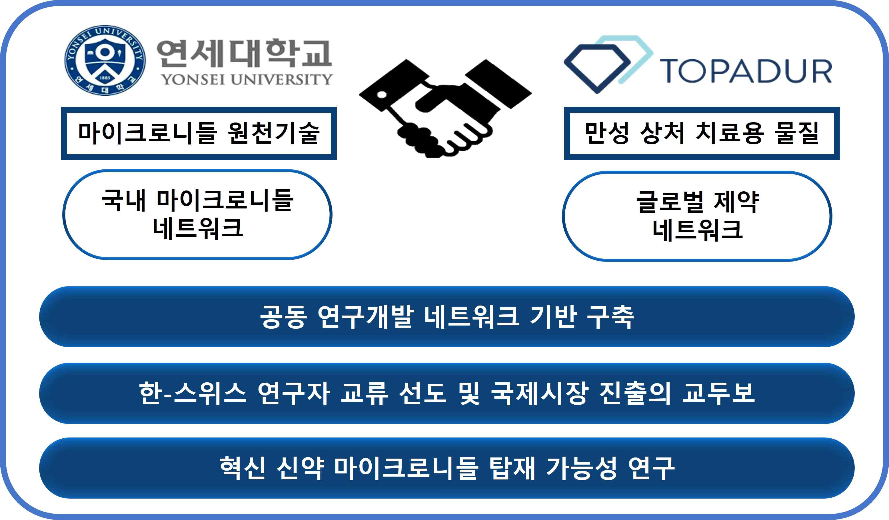 연세대학교-TOPADUR 협력 네트워크 개요