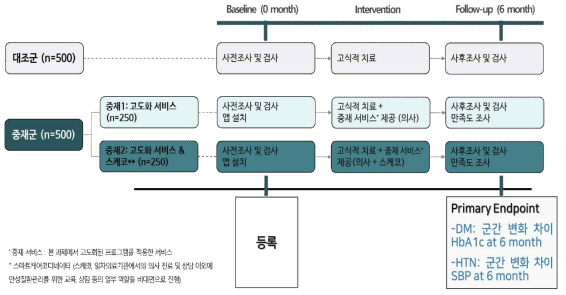 고도화 서비스모델 실증연구 진행 디자인