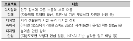 지역 디지털 빌리지 구축 세부 내용