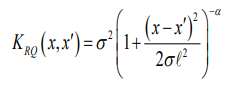 Rational Quadratic Kernel 식