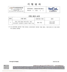 운동 심상 EEG 최소/최적 전극 선택 알고리즘 시험결과