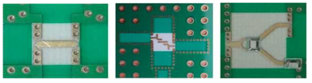 28 GHz 대역 마이크로스트립 수동회로 (전송선/BPF/전력분배기)