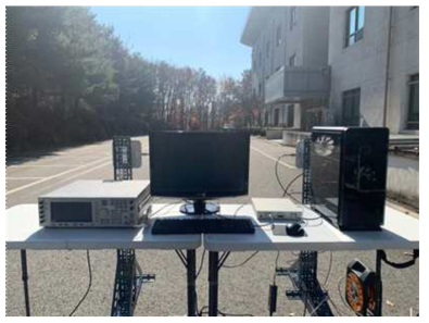 OFDM 레이다 실험 사진