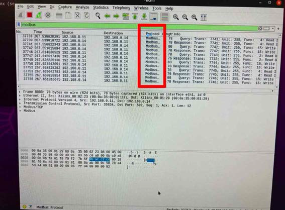 제어프로토콜 호환 보안 칩을 활용한 Modbus 테스트 환경 검증 결과