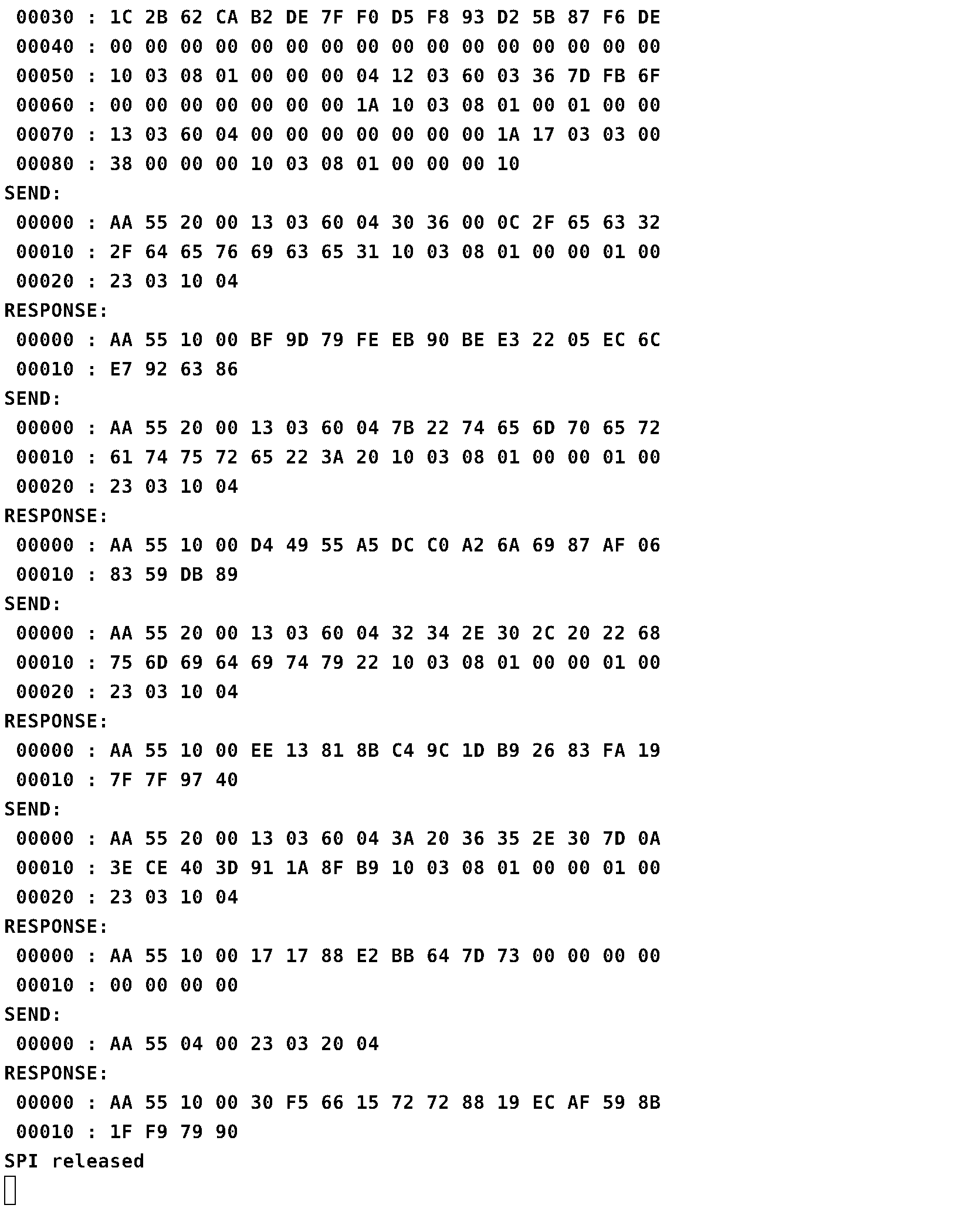 API 레벨 TLS1.2 보안 칩 테스트