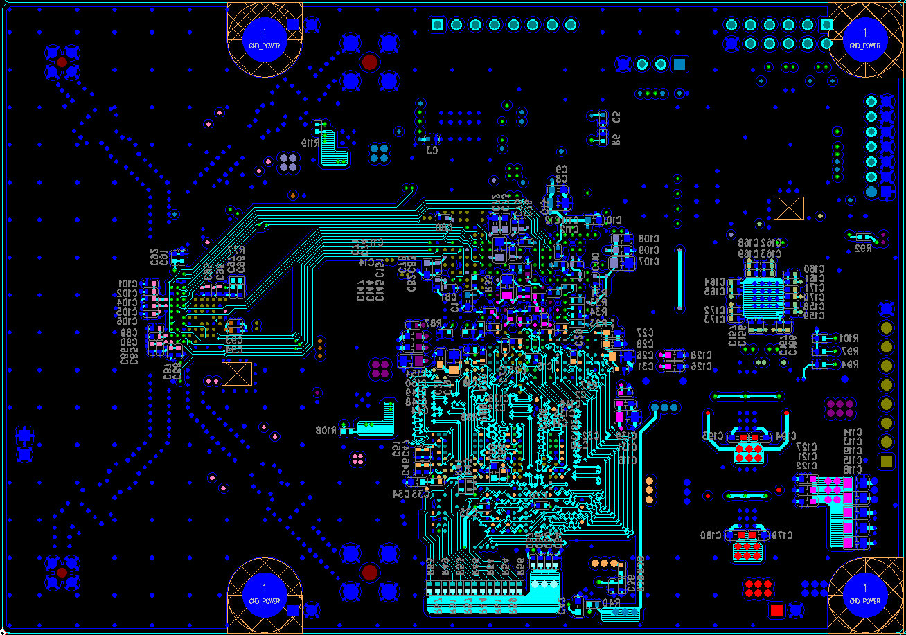 무선 WiFi 채널추정정보(CSI) 검출 시제품 Bottom View