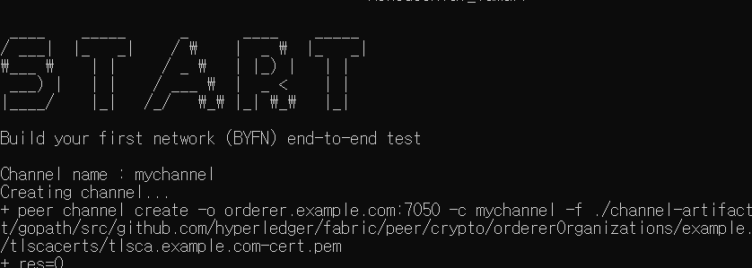 HyperLedger Pabric 설치 및 테스트