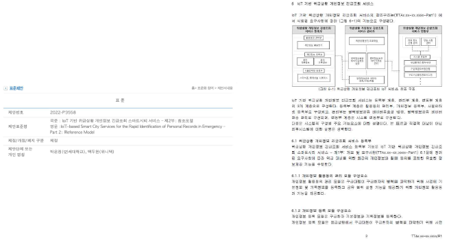 IoT 기반 위급상황 개인정보 긴급조회 스마트시티 서비스 – 제2부 : 참조모델