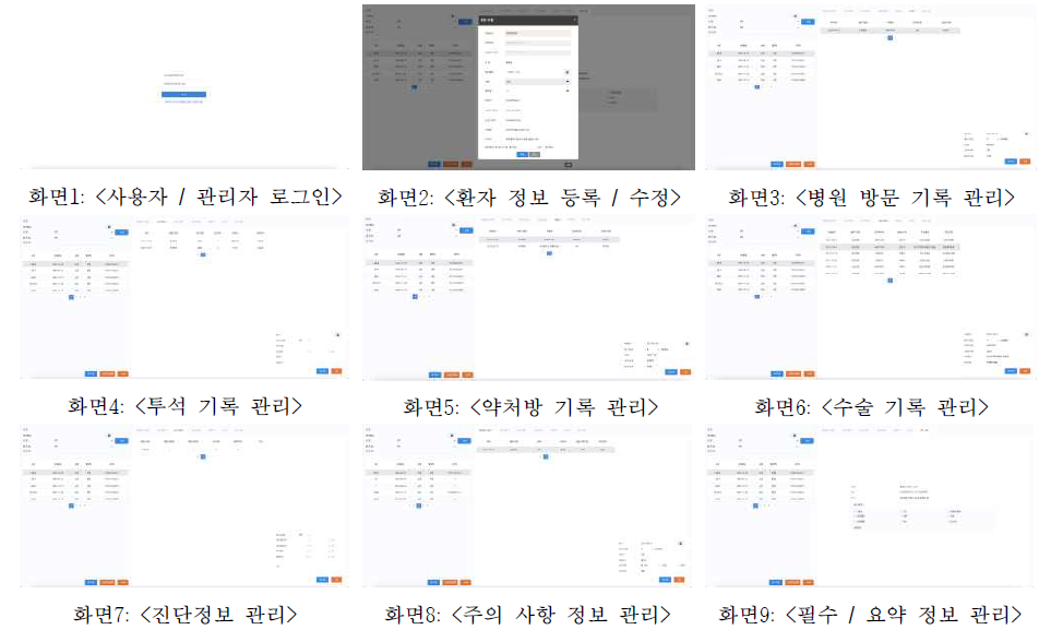 병력공유 플랫폼 화면