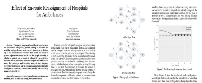 ICUFN 2023 (Effect of En-route Reassignment of Hospitals for Ambulances)