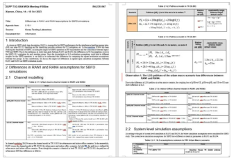 (제출)R4-2315147, Differences in RAN1 and RAN4 assumptions for SBFD simulations