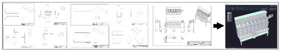 대용량 CAD to 3D 변환 모델 생성