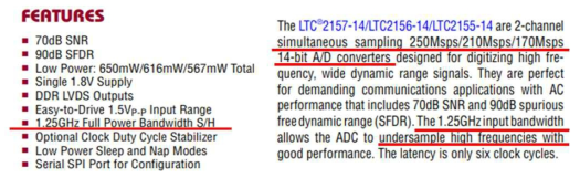 LTC2157 Specification