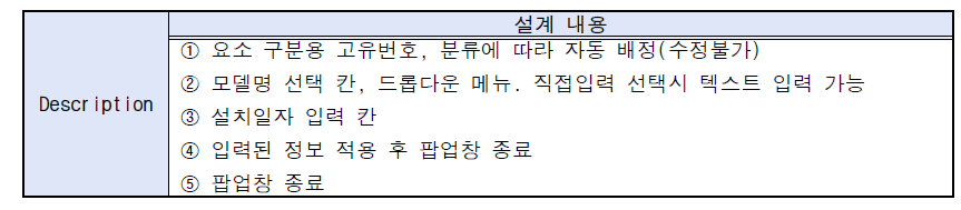 공조시스템 관리_공조기 관리정보 등록