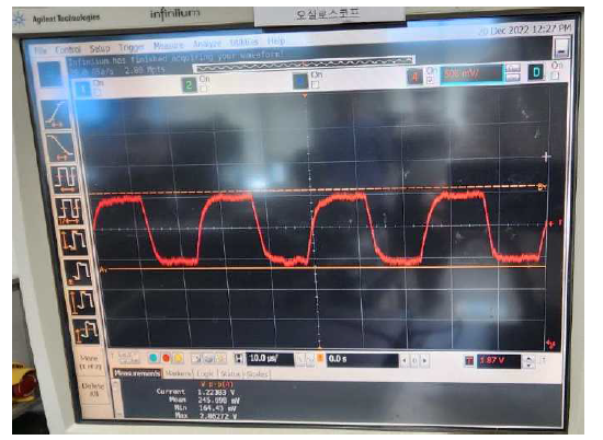 THz Sensor Rv 측정 결과