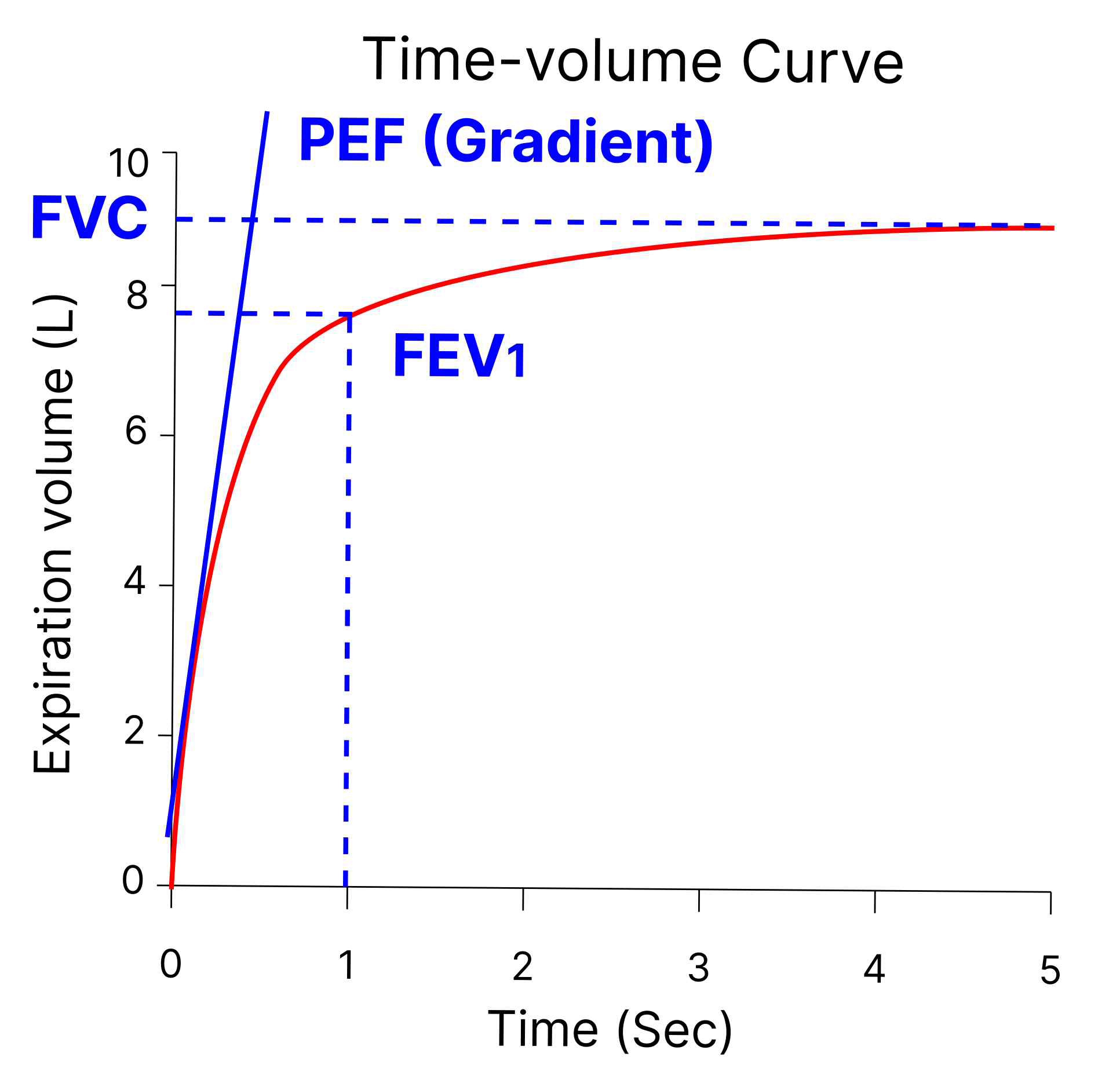 Time-volume curve