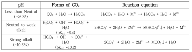 광물탄산화 반응 메커니즘