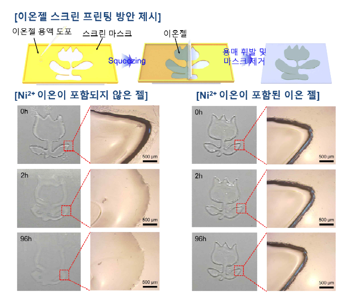 스크린 프린팅 공정법 개발 및 금속이온의 추가도핑을 통한 우수한 기계적 안정성 확보방안